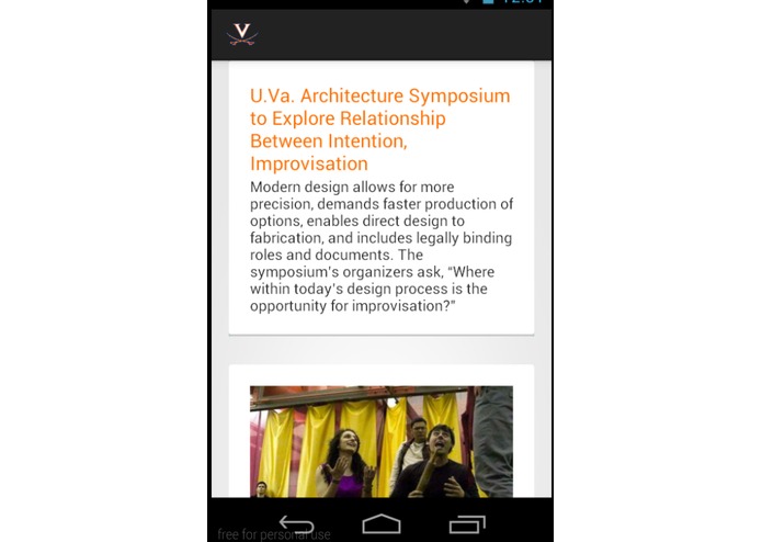 UVAMove – screenshot 1