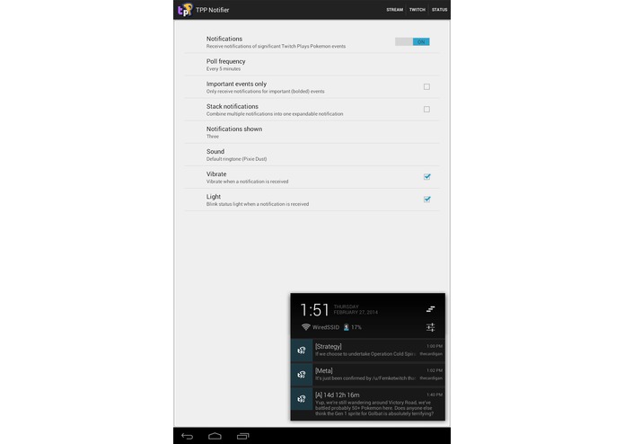Twitch Plays Pokemon Notifier – screenshot 7