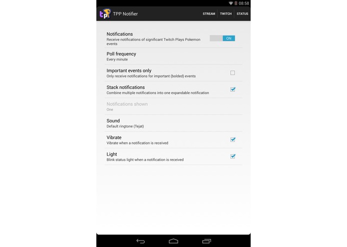 Twitch Plays Pokemon Notifier – screenshot 6