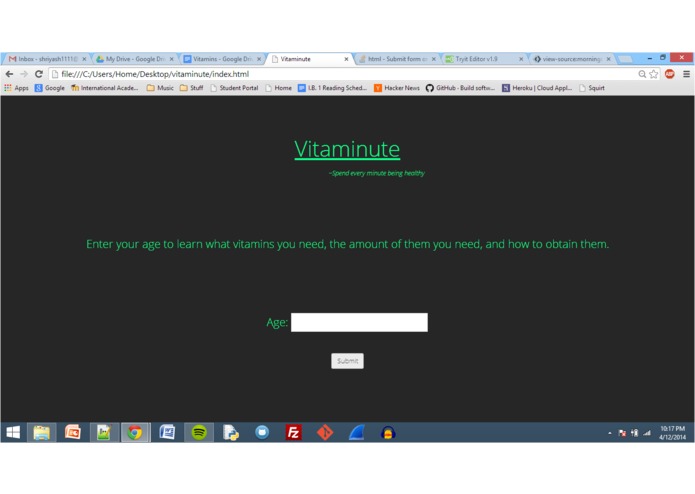 Vitaminute – screenshot 1