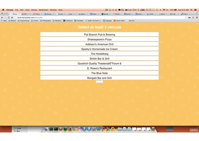 Restaurant Roulette – screenshot 4