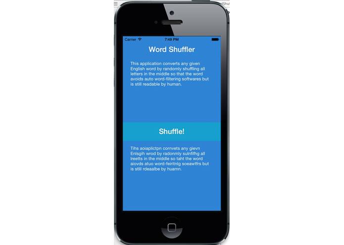 Words Shuffler – screenshot 1