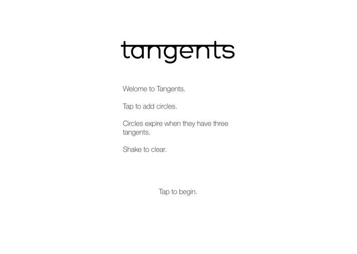 Tangents – screenshot 1