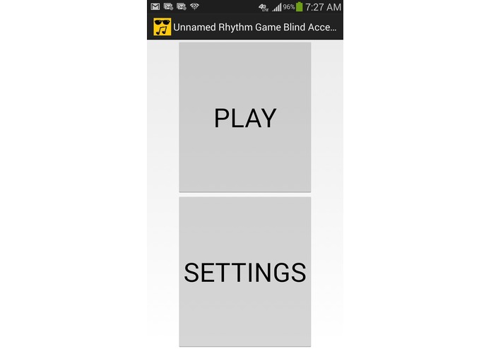 URGBA - Unnamed Rhythm Game, Blind Accessible – screenshot 1