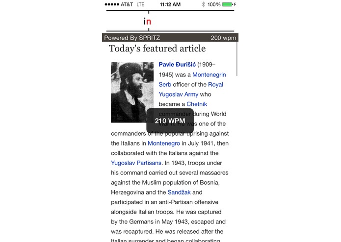 SpritzIt and Spritzipedia – screenshot 6