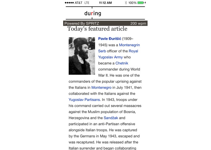 SpritzIt and Spritzipedia – screenshot 7