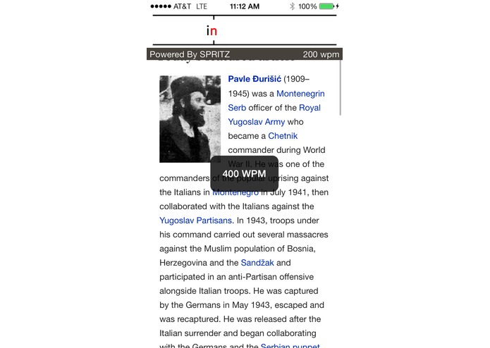 SpritzIt and Spritzipedia – screenshot 8