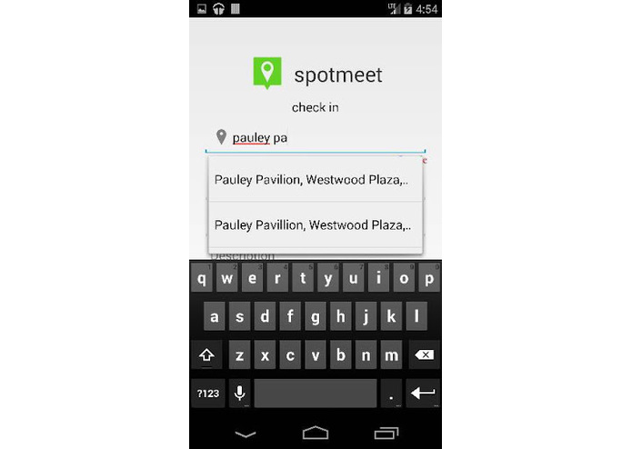 Spotmeet – screenshot 2