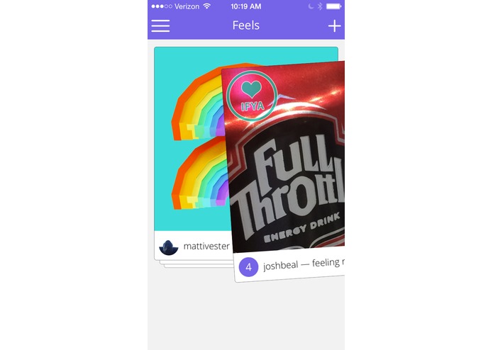 Feels: Snapchat Meets Tinder – screenshot 1