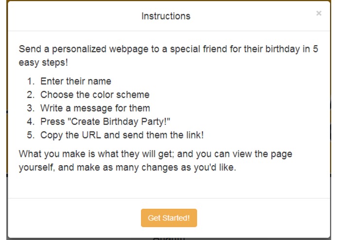 Birthday Pages – screenshot 2