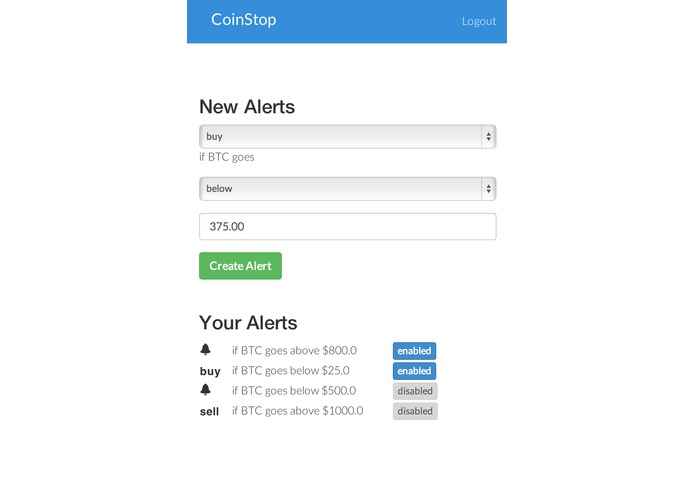 CoinStop - one stop trading shop – screenshot 1