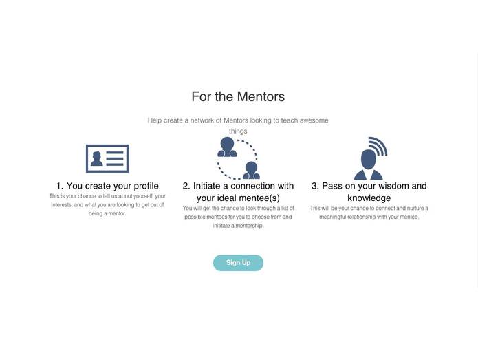 Mentorship.io – screenshot 2