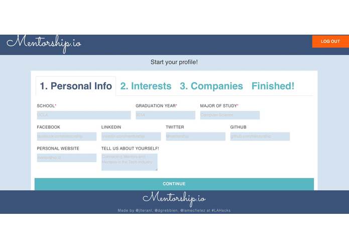 Mentorship.io – screenshot 5