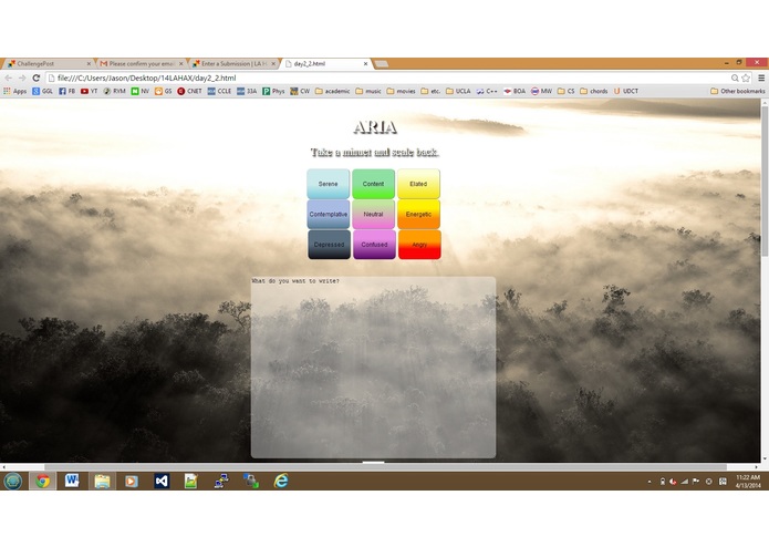 ARIA – screenshot 1