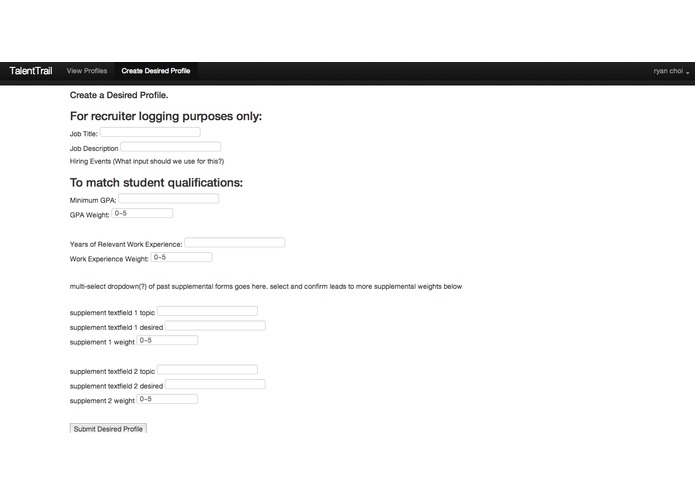 TalentTrail – screenshot 1