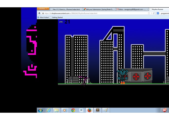 Rhythm runner – screenshot 1