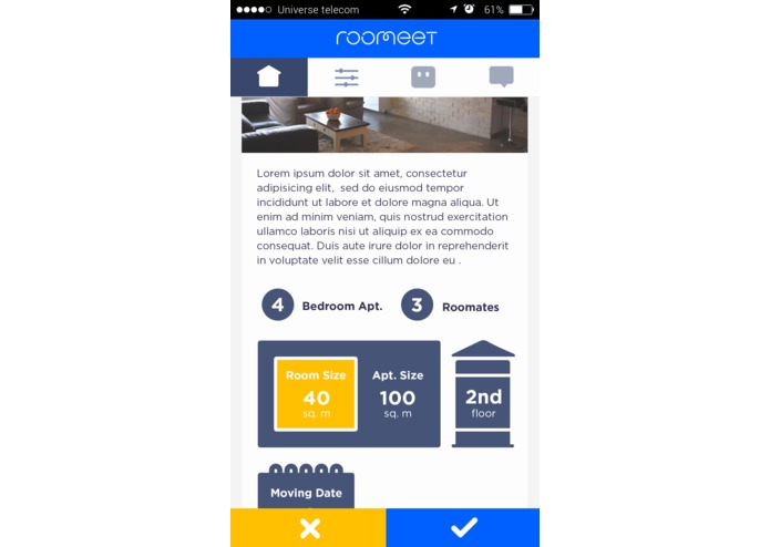 Roomeet – screenshot 2