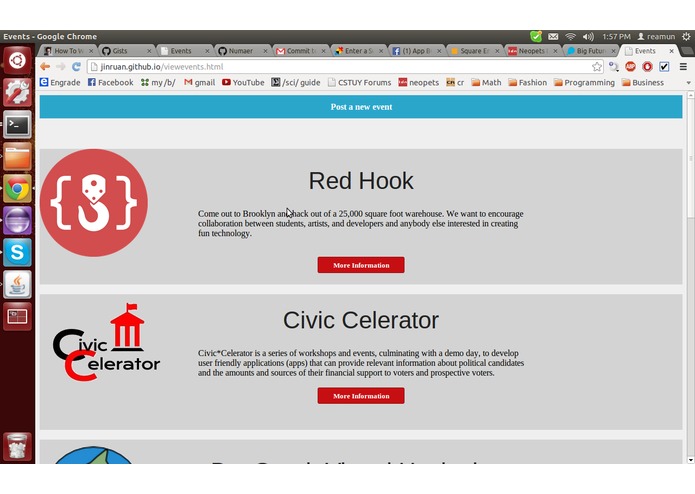 EventHub – screenshot 3
