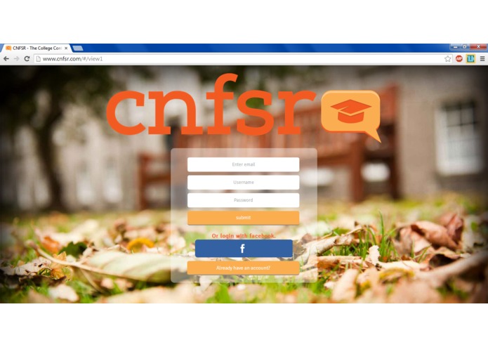 CNFSR - The College Confessions Website – screenshot 2
