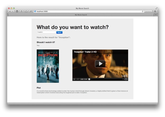 mymoviesearch – screenshot 1