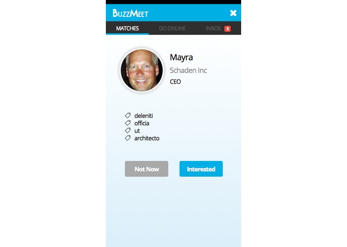 BuzzMeet – screenshot 1
