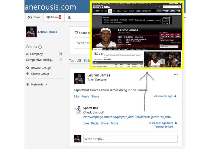 SportsBot – screenshot 1