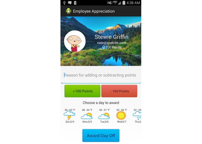 Employee Appreciation – screenshot 1