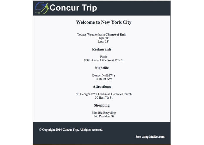 Concur Trip – screenshot 1