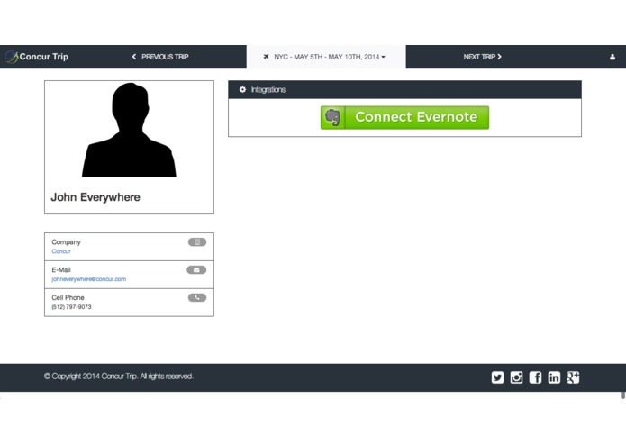 Concur Trip – screenshot 2