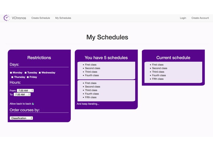 VChronos – screenshot 1