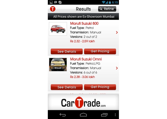 CarTrade.com – screenshot 2