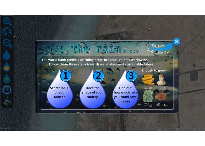 King Abdullah Economic City Rainfall Calculator – screenshot 1