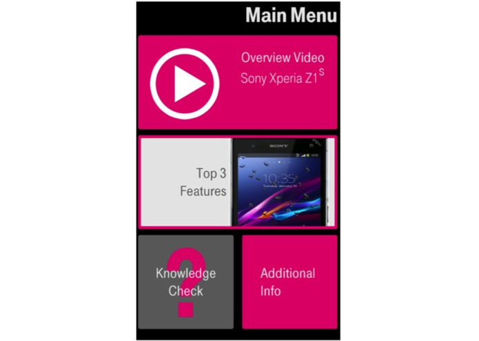 T-Mobile, the sales training app – screenshot 4