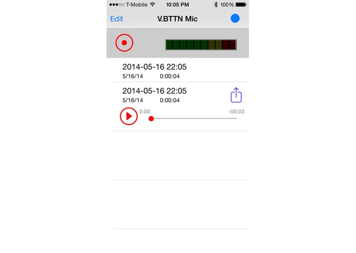 V.BTTN Mic – screenshot 1