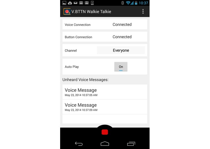 V.BTTN Walkie Talkie – screenshot 2