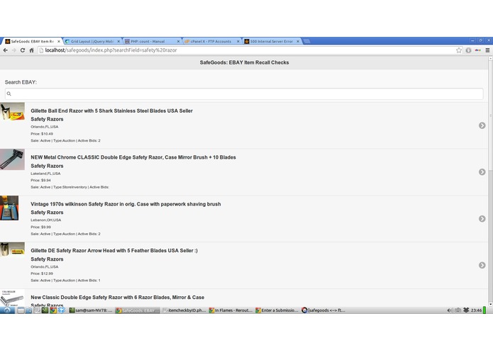 SafeGoods EBAY Item Checker – screenshot 1