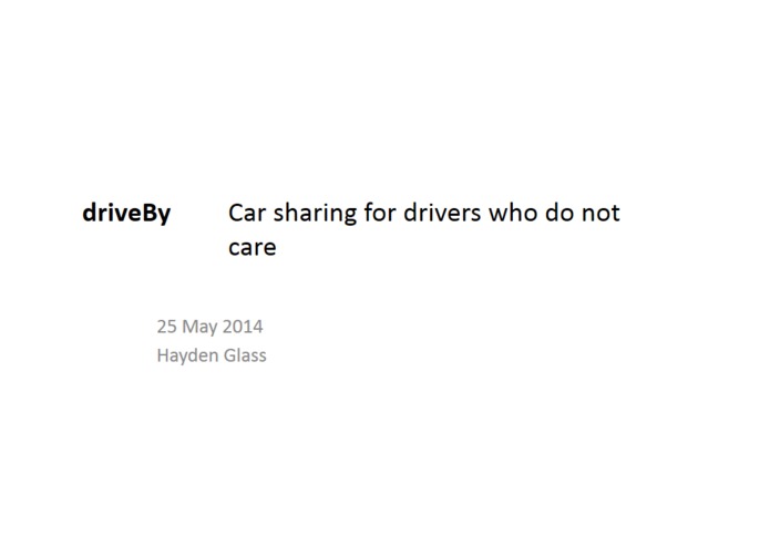 driveBy – screenshot 1