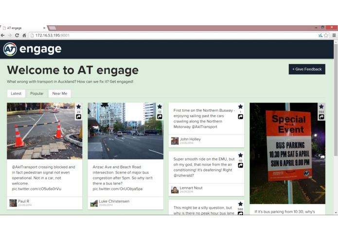 AT engage – screenshot 1