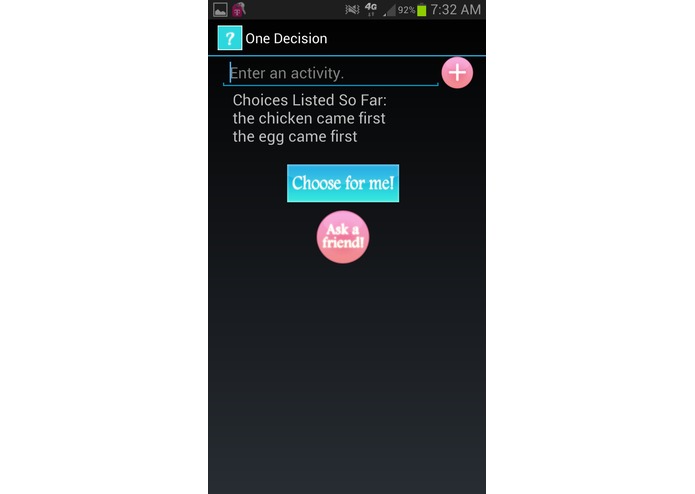 One Decision – screenshot 2