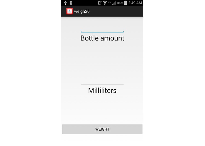 weigH20 – screenshot 1