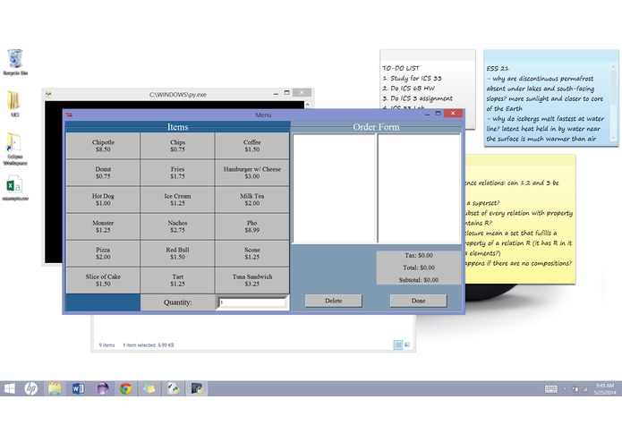 PyTransaction – screenshot 1
