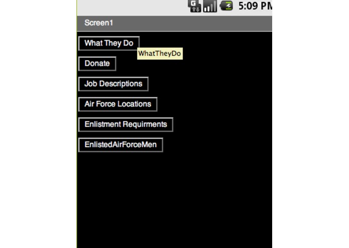 Air Force App – screenshot 1