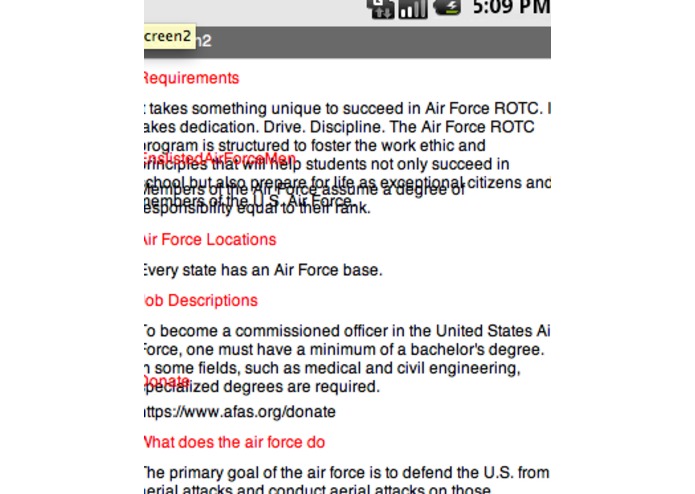 Air Force App – screenshot 3