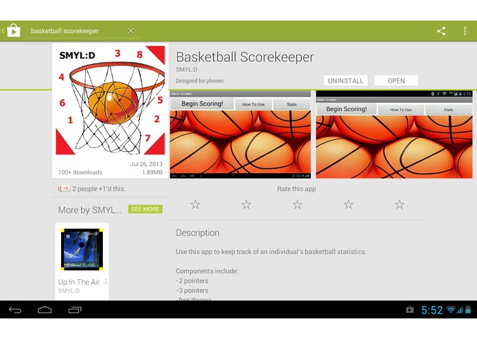 Basketball Scorekeeper – screenshot 1