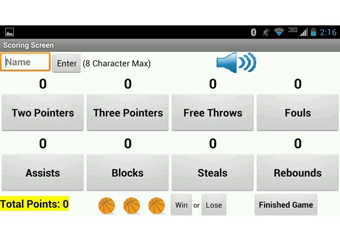 Basketball Scorekeeper – screenshot 2