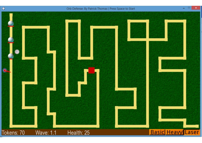 Orb Defense Game – screenshot 1