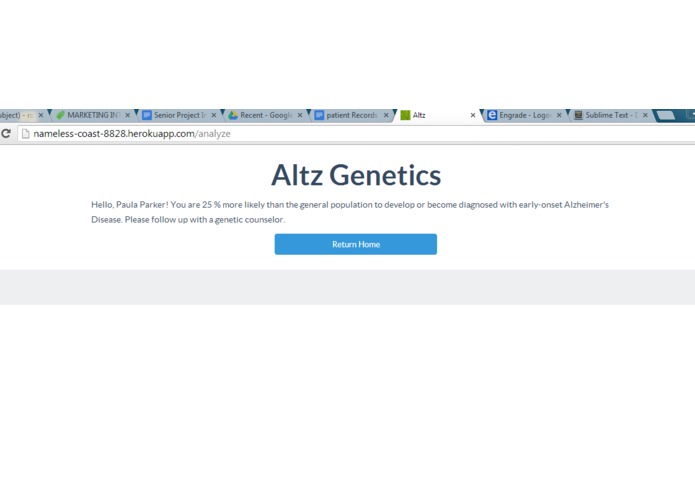 Altz Genetics – screenshot 3
