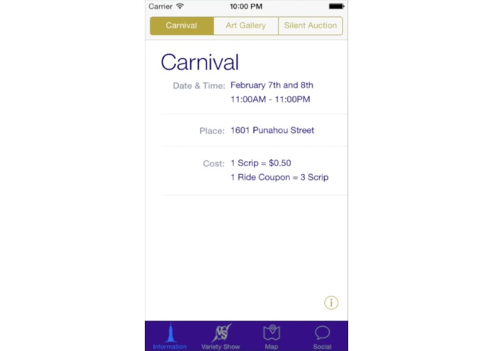 iCarnival Punahou Carnival – screenshot 2