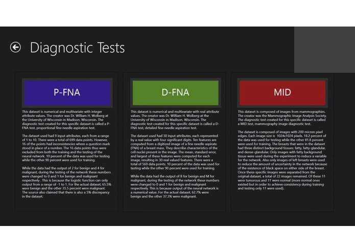Breast Cancer Diagnostics – screenshot 4