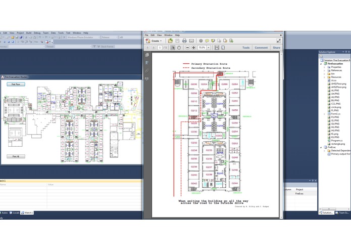 Fire Evacuation Routes Devpost